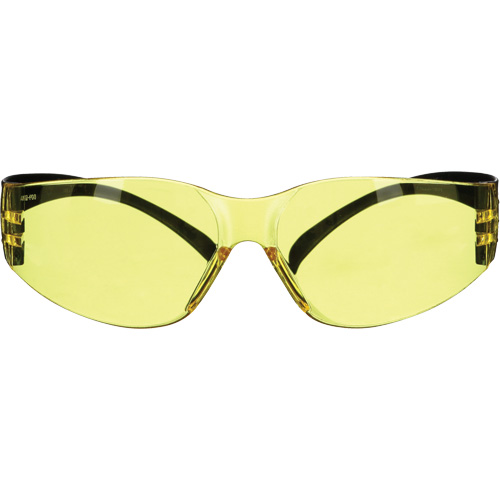SecureFit 100 Series Safety Glasses, Amber Lens, Anti-Fog/Anti-Scratch, ANSI Z87+/Meets/Exceeds CSA Z94.3 Stor-it Systems