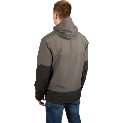 Blouson imperm&eacute;able Hydrobreak, Hommes, 3T-Grand, Gris Stor-it Systems