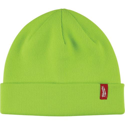High-Visbility Cuffed Beanie, One Size, Green Stor-it Systems