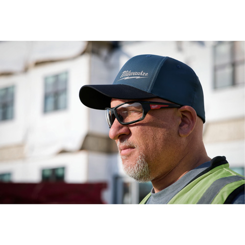 Workskin Fitted Hat, Blue, Poly-Cotton Stor-it Systems