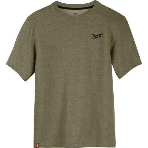 Hybrid Work Tee Shirt, Men's, Small, Green Stor-it Systems