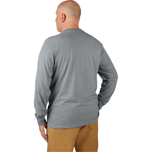Hybrid Work Tee Shirt, Men's, Small, Grey Stor-it Systems
