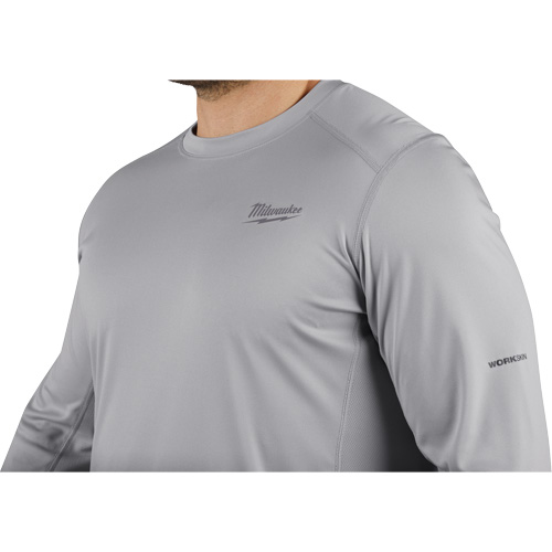 Chandail l&eacute;ger Workskin, Hommes, Petit, Gris Stor-it Systems