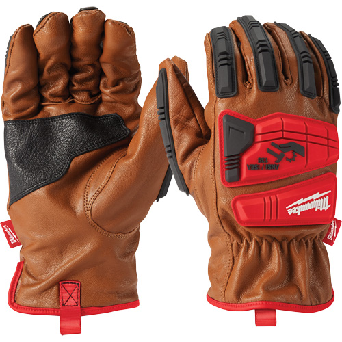 Gants en peau de ch&egrave;vre Impact, Petit, Paume en Cuir fleur Stor-it Systems