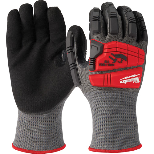 Gants r&eacute;sistants aux chocs et aux coupures, Taille T-Grand, Calibre 18, Rev&ecirc;tement Nitrile, ANSI/ISEA 105 niveau 5 Stor-it Systems