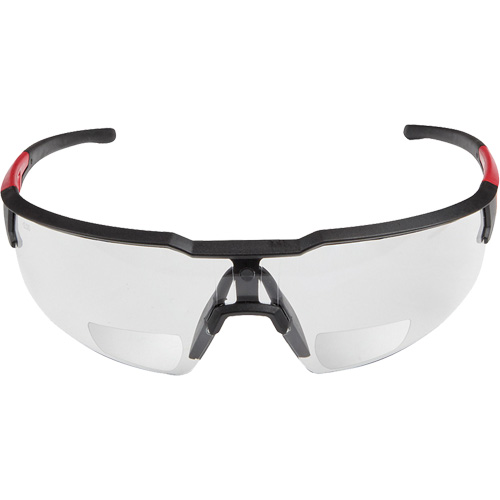 Magnified Safety Glasses, Anti-Scratch, Clear, 1.0 Diopter Stor-it Systems