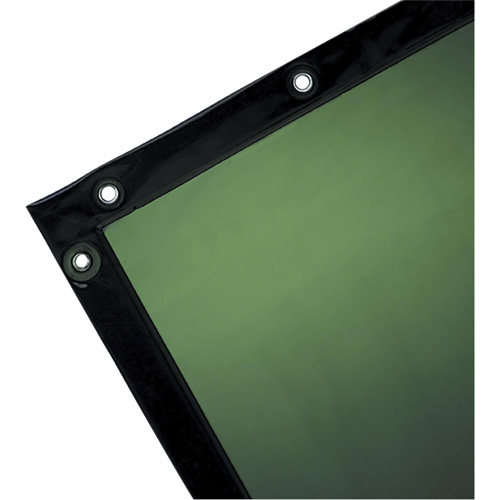 Welding Curtain, 72" x 72", Moderate Transparency, Green Stor-it Systems