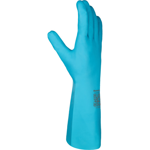 Flextril Chemical Gloves, Size 7, 12.5" L, Nitrile, Nylon Inner Lining Stor-it Systems