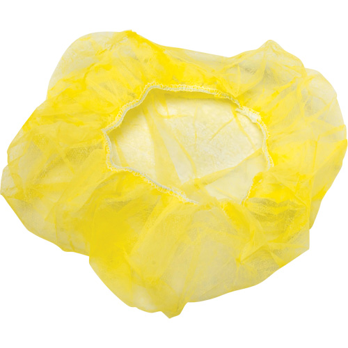 Bouffant Caps, Polypropylene, 21", Yellow Stor-it Systems