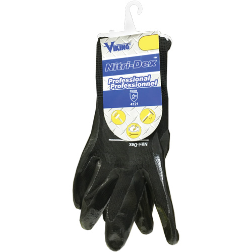 Nitri-Dex Work Gloves, Size 7, Nitrile Coated, Polyester Shell, EN 388 Level 1 Stor-it Systems