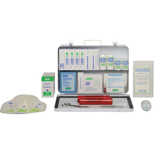 First Aid Kit, Meets CSA Z1220-17 Type 2 Low-Risk Environment, Medium (26-50 Workers) Stor-it Systems