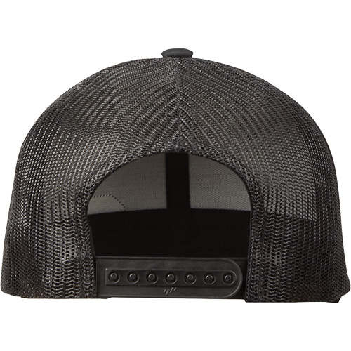 Gridiron Snapback Trucker Hat, Grey, Nylon/Poly-Cotton Stor-it Systems