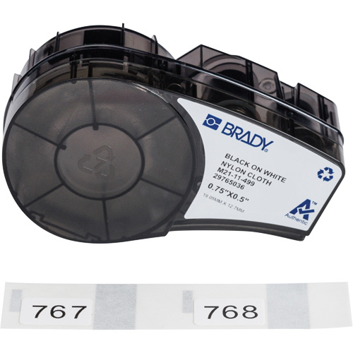 Aggressive Adhesive Multi-Purpose Labels with Ribbon, Black Stor-it Systems