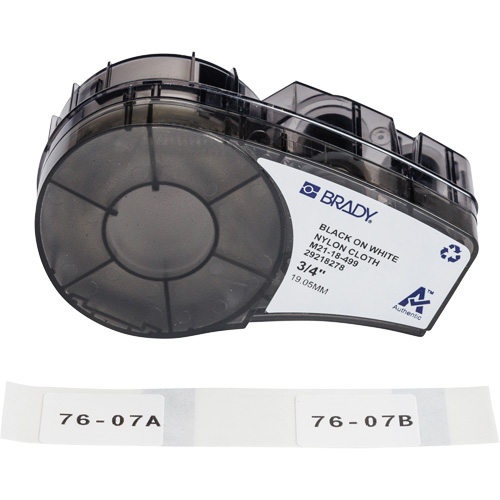 Aggressive Adhesive Multi-Purpose Labels with Ribbon, Black Stor-it Systems