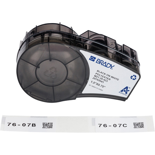 Harsh Environment Multi-Purpose Labels with Ribbon, Black Stor-it Systems