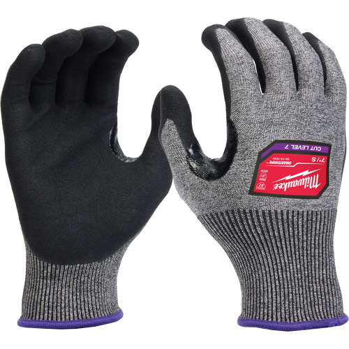 High-Dexterity Dipped Gloves, Size Small, 18 Gauge, Nitrile Coated, Nylon/Polyethylene/Tungsten Shell, ASTM ANSI Level A7/EN 388 Level 4 Stor-it Systems
