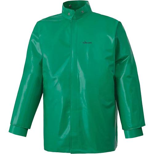J43 380 Manteau CA-43 ignifuge et r&eacute;sistant aux produits chimiques et aux acides, Petit, Vert Stor-it Systems