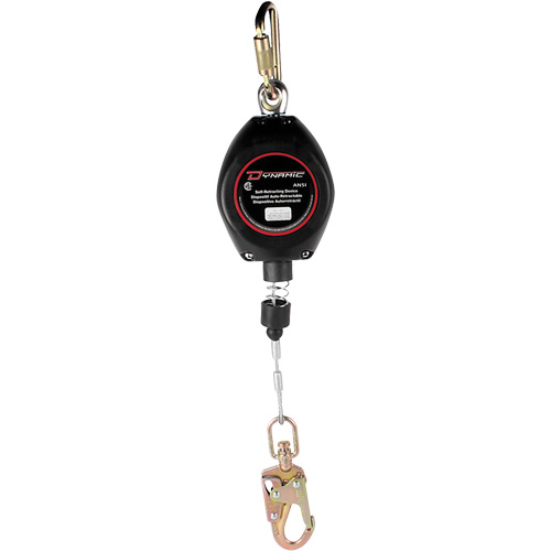 Dynamic Self-Retracting Lifeline, 20', Galvanized Steel, Swivel Stor-it Systems