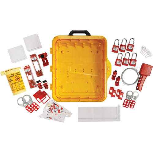 Station de cadenassage &eacute;lectrique avec cadenas de s&eacute;curit&eacute; en nylon utilisant des cl&eacute;s diff&eacute;rentes, Cadenas Plastique, Capacit&eacute; de 60, Cadenas Compris Stor-it Systems