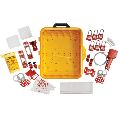 Station de cadenassage &eacute;lectrique avec cadenas de s&eacute;curit&eacute; en nylon &agrave; cl&eacute; identique, Cadenas Plastique, Capacit&eacute; de 55, Cadenas Compris Stor-it Systems