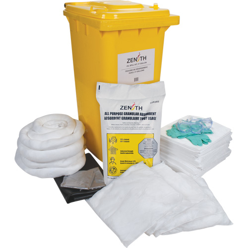 Spill Kit, Oil Only, Bin, 63 US gal. Absorbancy Stor-it Systems