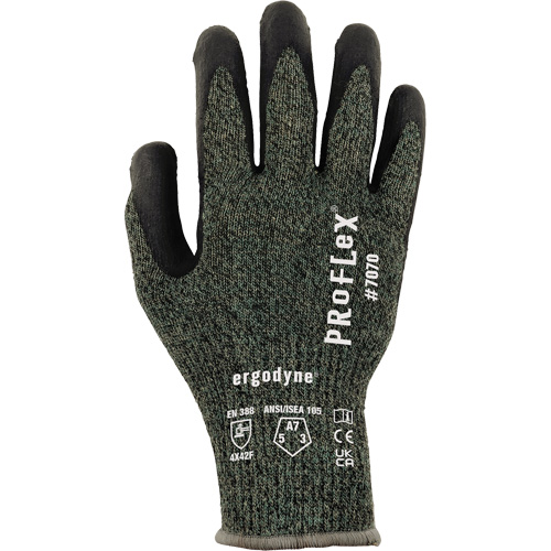 Gants enduit de nitrile r&eacute;sistant &agrave; la coupe ProFlex 7070, Taille Petit, Calibre 13, Rev&ecirc;tement Nitrile, Enveloppe en Aramide, ASTM ANSI niveau A7/EN 388 niveau F Stor-it Systems