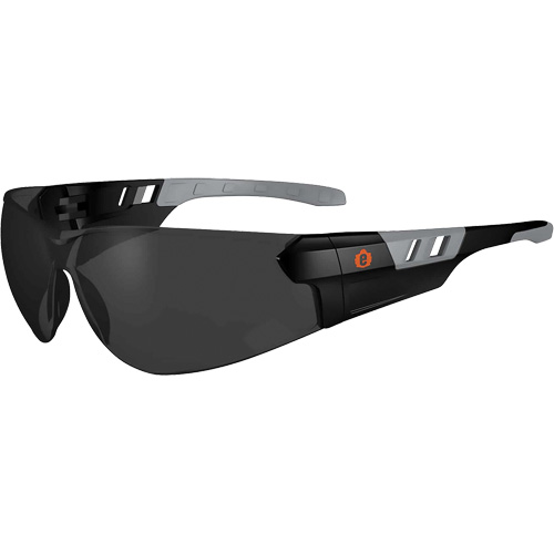 Lunettes de s&eacute;curit&eacute; sans monture Skullerz SAGA, Lentille Fum&eacute;e, Anti-&eacute;gratignures, ANSI Z87+/R&eacute;pond ou surpasse la norme CSA Z94.3 Stor-it Systems