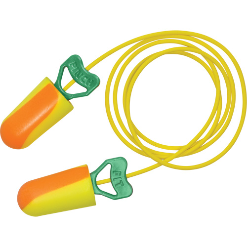 PinchFit BioSoft Biobased Earplugs, Bulk - Box, Corded Stor-it Systems