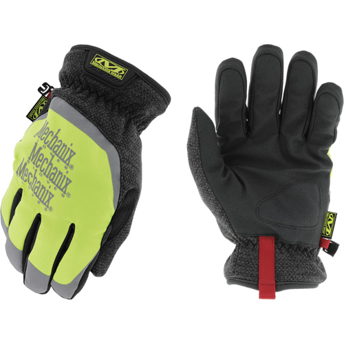 Coldwork Hi-Viz Fastfit&reg; Winter Work Gloves, Size 8, ASTM ANSI Level A5 Stor-it Systems