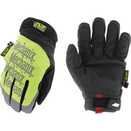 Coldwork Hi-Viz Winter Work Gloves, Size 8, ASTM ANSI Level A5 Stor-it Systems