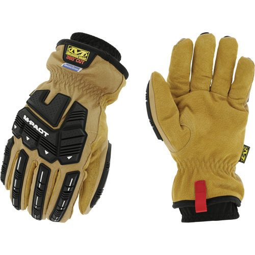 Gants imperm&eacute;ables ColdworkM-Pact, 8, Paume en Cuir fleur, Poignet &eacute;lastique Stor-it Systems