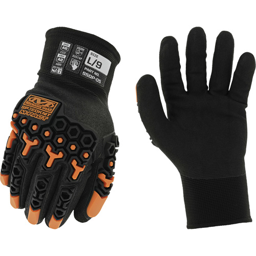 Gants thermiques Speedknit M-Pact, 7, Paume en Nitrile, Poignet Poignet en tricot Stor-it Systems