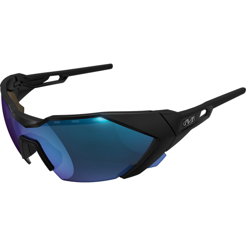 Lunettes de s&eacute;curit&eacute; de type E, Lentille Bleu, Antibu&eacute;e/Anti-&eacute;gratignures, ANSI Z87+ Stor-it Systems
