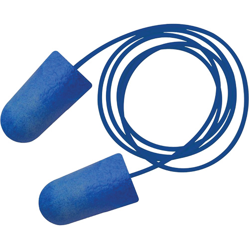 Food Pro Bullet BioSoft BioBased Metal Detectable Earplugs, Corded, One-Size, Bulk - Box, 32 NRR dB Stor-it Systems