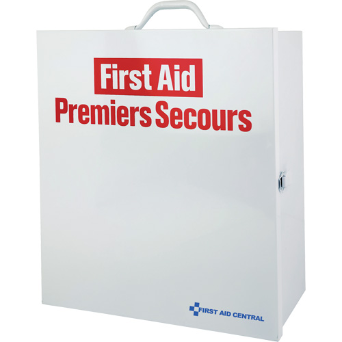 Armoire pour premiers soins SmartCompliance, R&eacute;pond &agrave; la norme CSA Z1220-17 type 2 environnements &agrave; faible risque, Moyen (26-50 travailleurs) Stor-it Systems