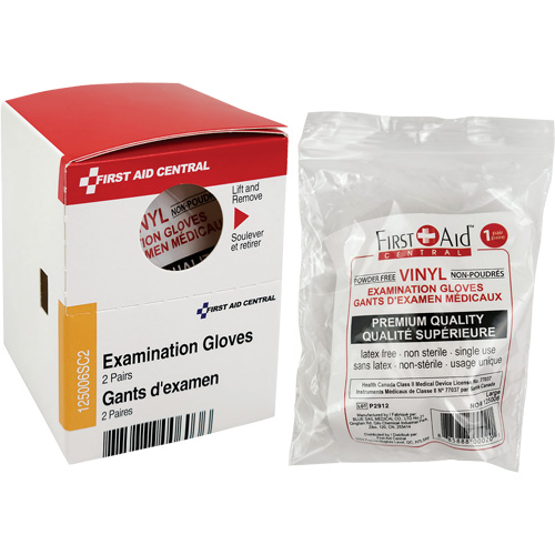 SmartCompliance&reg; Refill Examination Gloves, Vinyl, Powder-Free, Clear, Class 2 Stor-it Systems