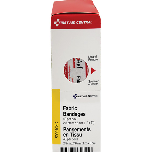 Recharge de bandages adh&eacute;sifs SmartCompliance, Rectangulaire/carr&eacute;e, 3", Tissu, Non st&eacute;rile Stor-it Systems
