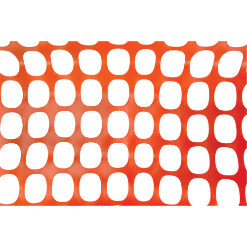 Cl&ocirc;ture de s&eacute;curit&eacute; robuste, 100' lo x 4' la, Orange Stor-it Systems