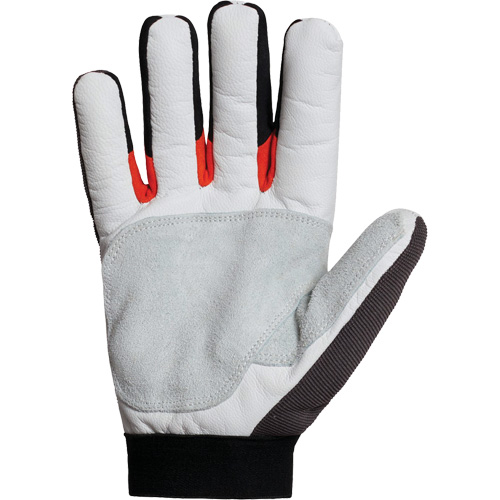 Gants de m&eacute;canicien Clutch Gear Thinsulate, Paume Cuir fleur de ch&egrave;vre/Cuir refendu, Taille Petit/7 Stor-it Systems