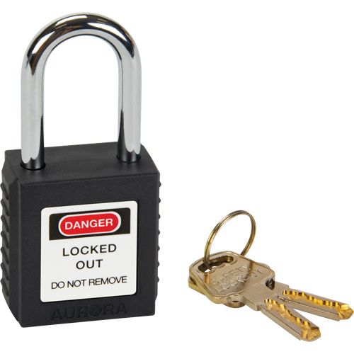 Verrouillage pour les consignations, Cadenas de s&eacute;curit&eacute;, Cl&eacute;s diff&eacute;rentes, Thermoplastique, Largeur de 1-1/2" Stor-it Systems