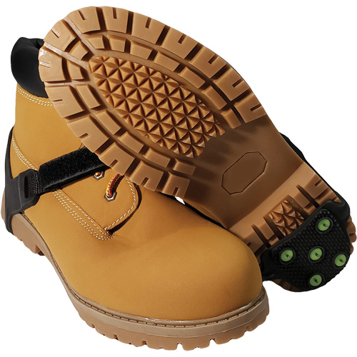 Icetred Heel Traction Device, Rubber/Tungsten Carbide, Stud Traction, One Size Stor-it Systems