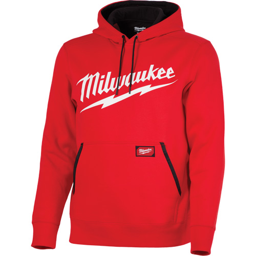 Midweight Pullover Hoodie with Milwaukee&reg; Logo, Men's, Medium, Red Stor-it Systems