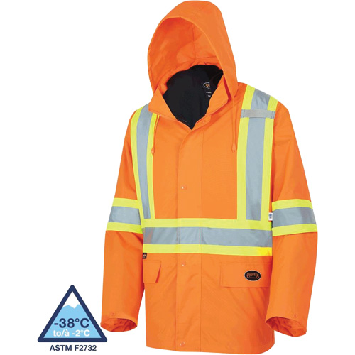 5632 The Rock 3-in-1 Parka, High Visibility Orange, X-Small Stor-it Systems