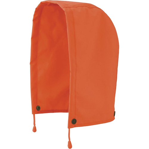 5400H 300D Trilobal Ripstop Waterproof Rain Jacket Hood, High Visibility Orange, Polyester Stor-it Systems
