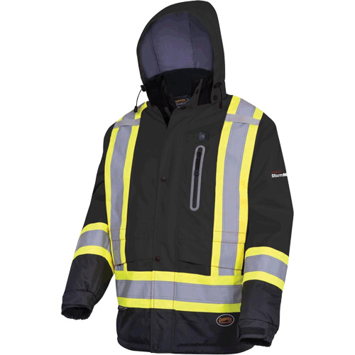 5409 Veste imperm&eacute;able &agrave; isolation thermique, Hommes, Petit, Noir Stor-it Systems