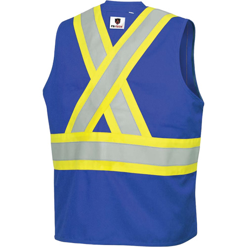 7730 Veste r&eacute;sistante aux arcs &eacute;lectriques FR-Tech, Petit, Bleu royal, 10 cal/cm² Stor-it Systems