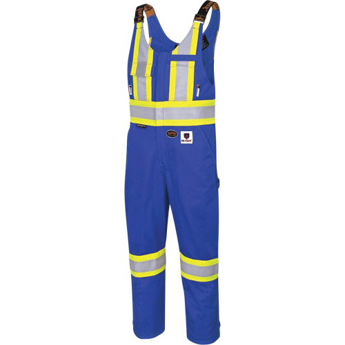 7714 FR-Tech&reg; Flame-Resistant Overalls, Small, Royal Blue Stor-it Systems