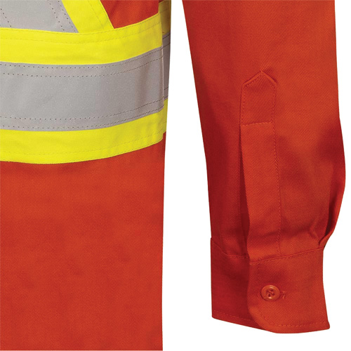 7743 Chemise de s&eacute;curit&eacute; ignifug&eacute;e FR-Tech, Petit, Orange haute visibilit&eacute; Stor-it Systems