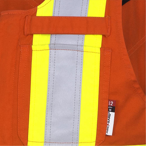 7712 Combinaison ignifuge FR-Tech, Petit, Orange haute visibilit&eacute; Stor-it Systems