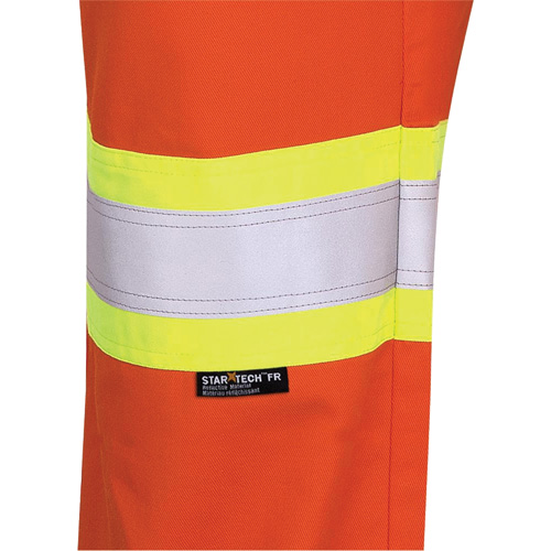7763 Pantalon de s&eacute;curit&eacute; haute visibilit&eacute; r&eacute;sistant aux arcs &eacute;lectriques FR-Tech 88/12, 38, x 30, Orange haute visibilit&eacute;, 9,7 cal/cm² Stor-it Systems